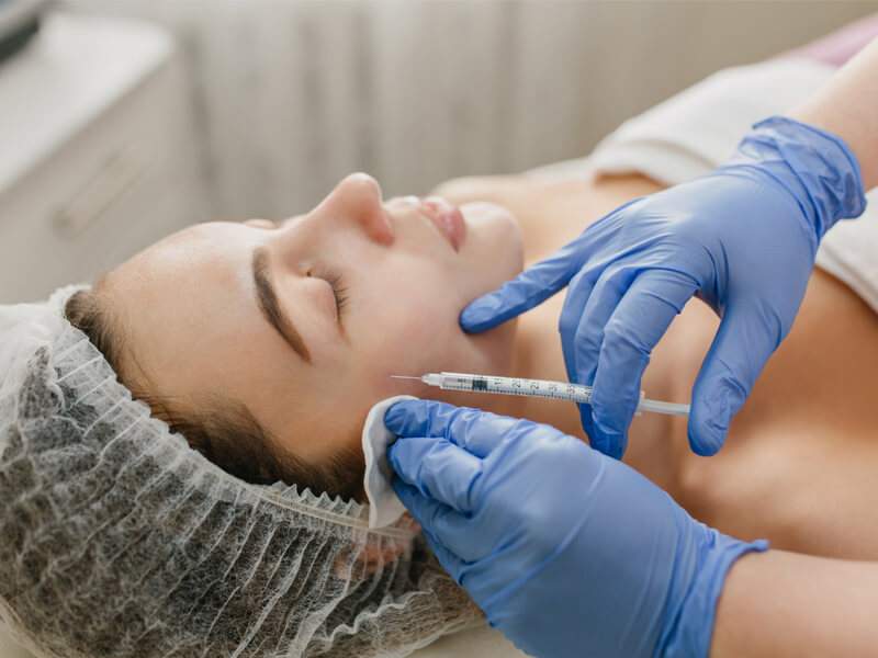 Botox treatment for wrinkle reduction at Cosmedent Medical Center Dubai